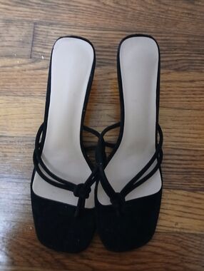 Black Strappy Heels